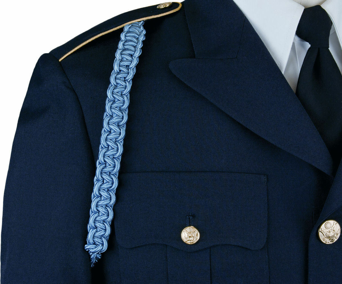 U.S. Army Infantry Blue Cord - Updated - Military Dress Uniform Shoulder Cord U.S. Army Infantry Blue Cord - Updated - Military Dress Uniform Shoulder Cord