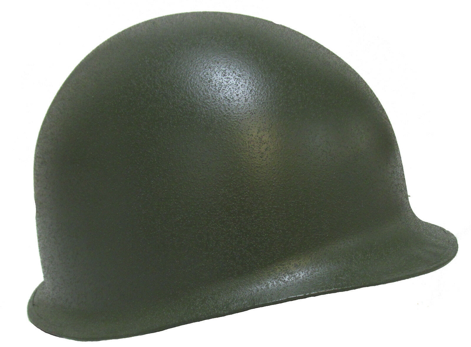 Reproduction U.S. M1 Helmet with Woodland Camo Cover and Band