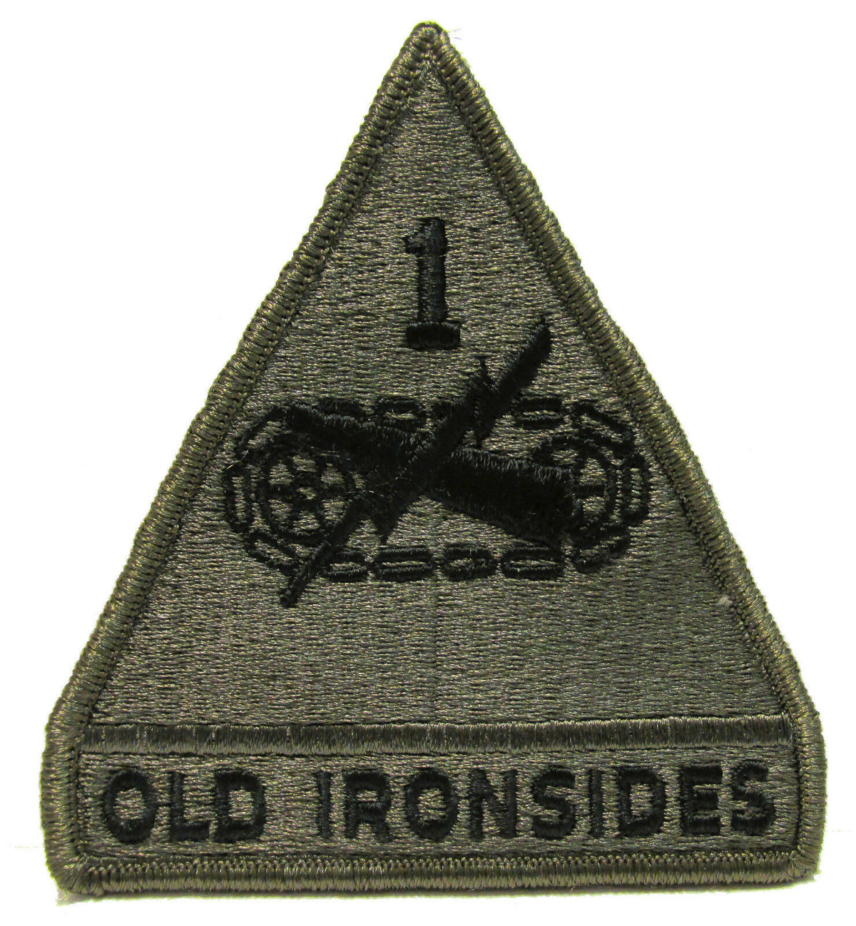 Lot of 10 - Vintage Military Surplus - 1st Armored Division Subdued Patch