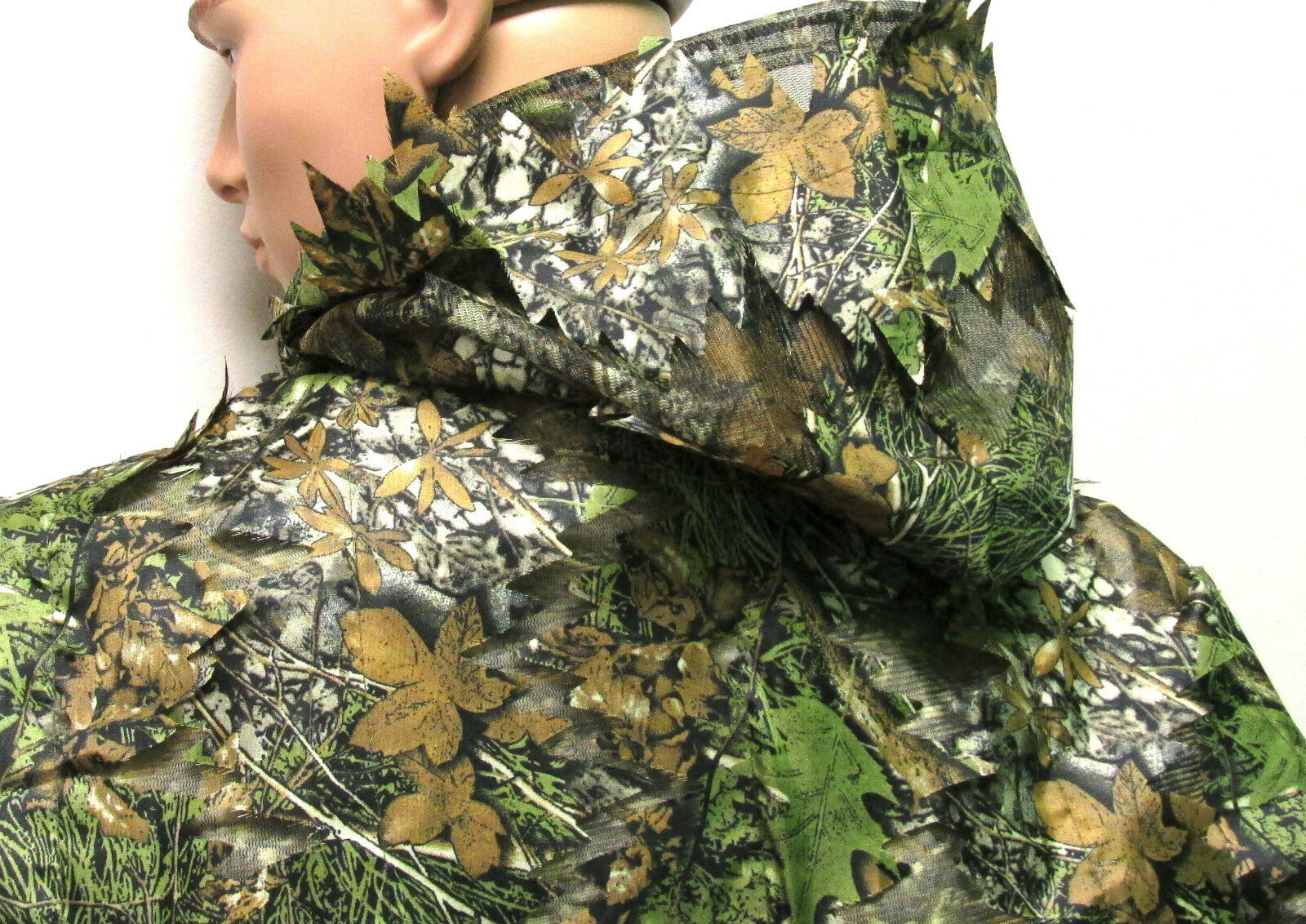Adult Size XXS - 3D Camouflage Ghillie Suit - FOREST LEAF Camo
