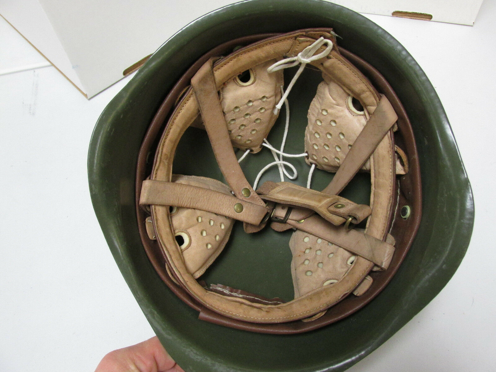 Hungarian Steel Helmet - OLIVE DRAB - European Military Surplus