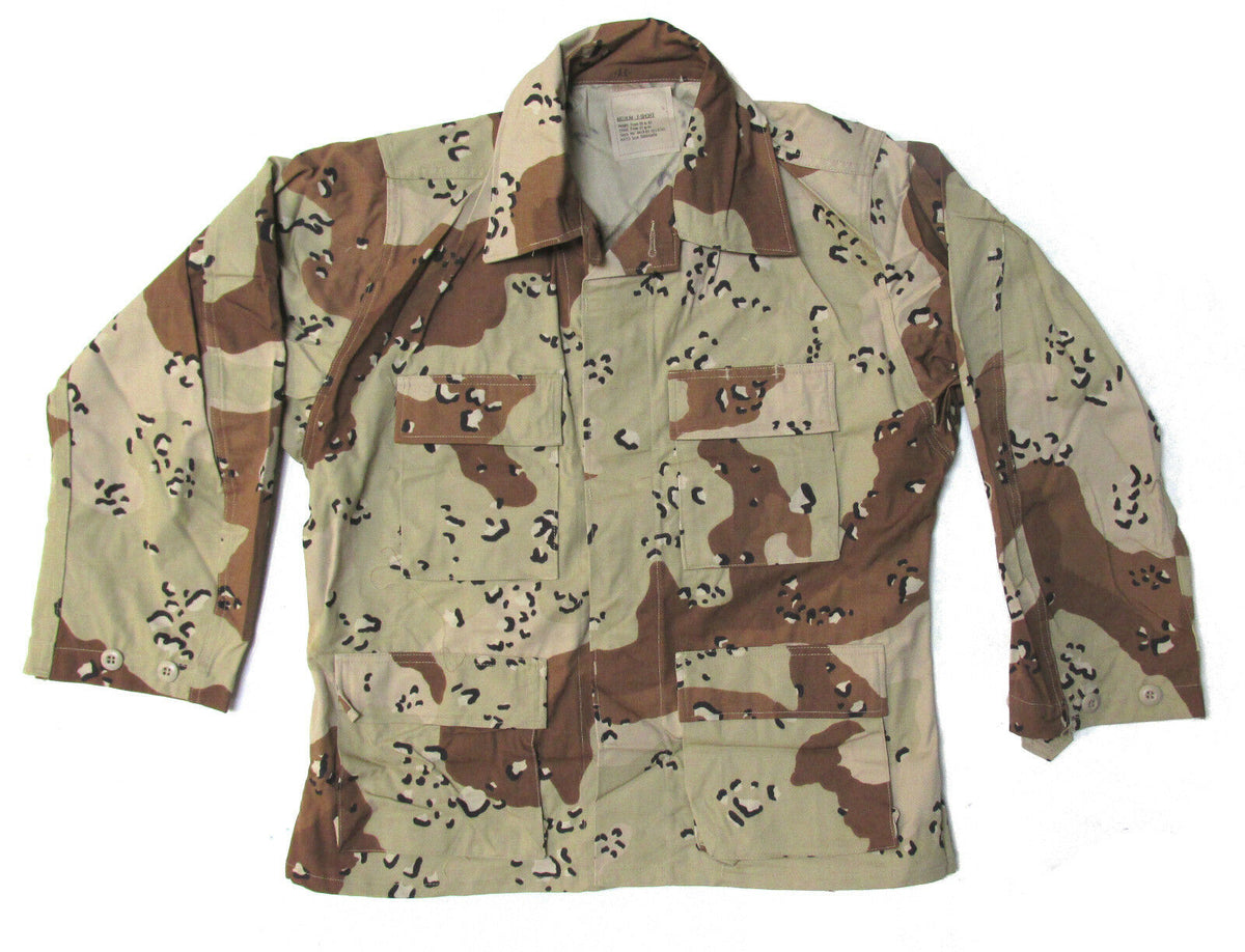NEW U.S. Military Surplus BDU Jacket - 6 Color Desert DCU - Various Sizes