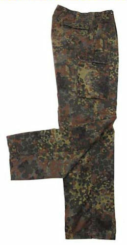 German Flecktarn Camo Field Pants - European Military Surplus
