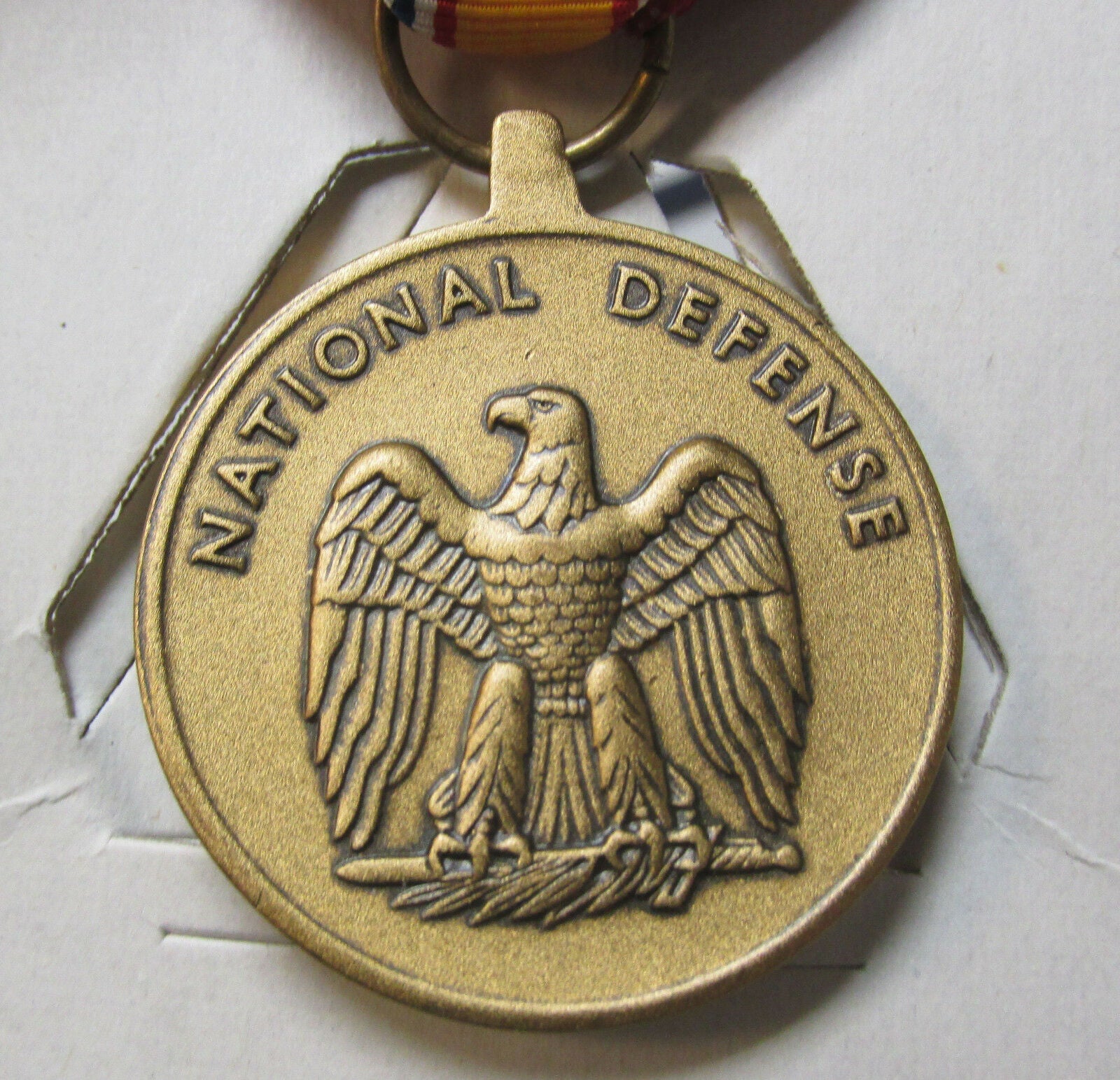 Authentic National Defense Medal & Ribbon Set - Genuine U.S. Military Medal
