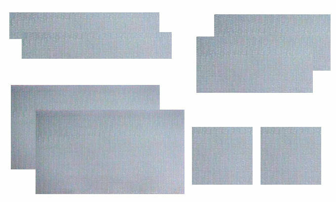 8 Piece Hook & Loop Replacement Package Military Tactical - FOLIAGE GREEN