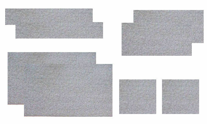 8 Piece Hook & Loop Replacement Package Military Tactical - FOLIAGE GREEN