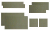 8 Piece Hook & Loop Replacement Package Military Tactical - O.D. GREEN