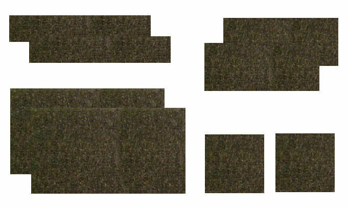 8 Piece Hook & Loop Replacement Package Military Tactical - O.D. GREEN