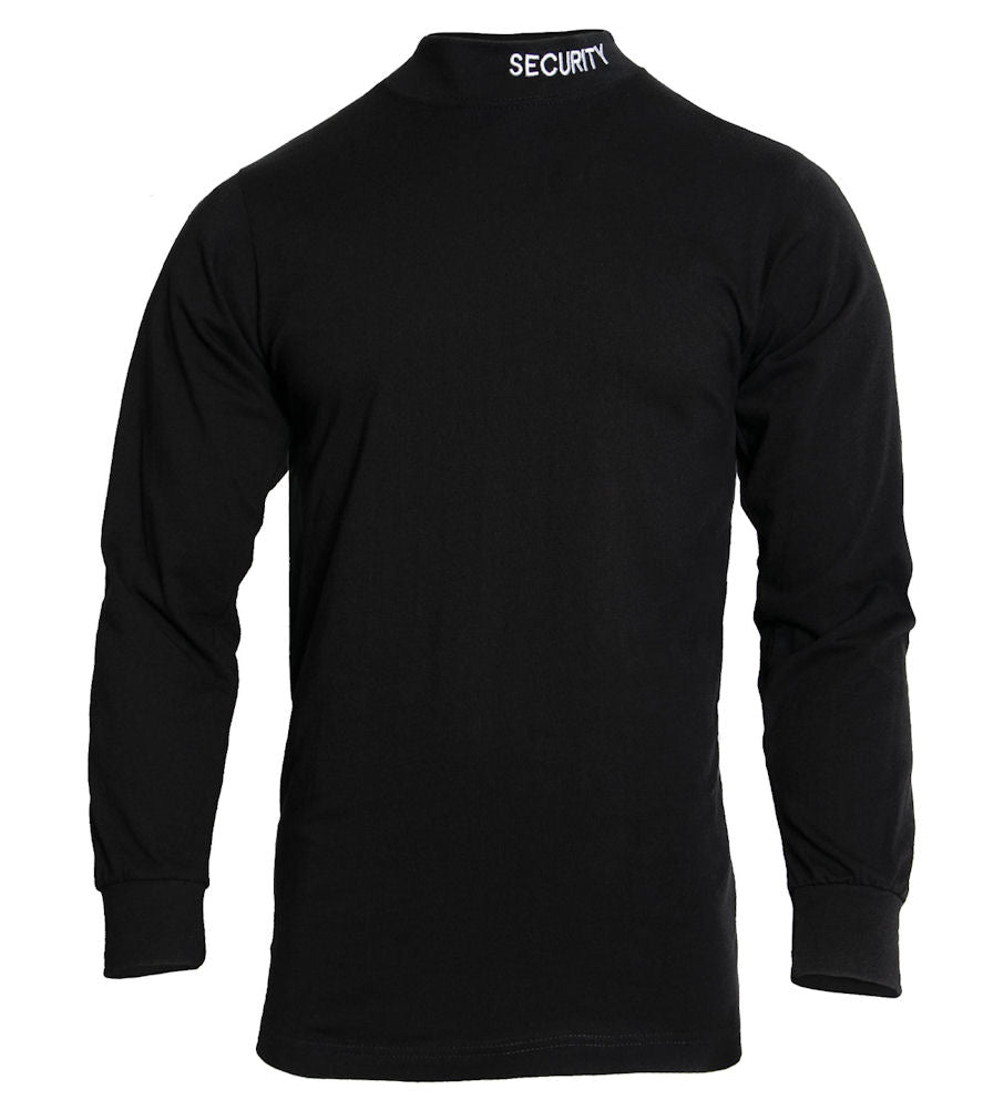 military mock turtleneck