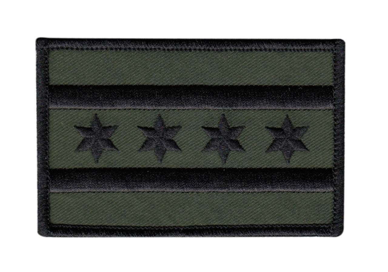Chicago Flag Patch - Various Colors