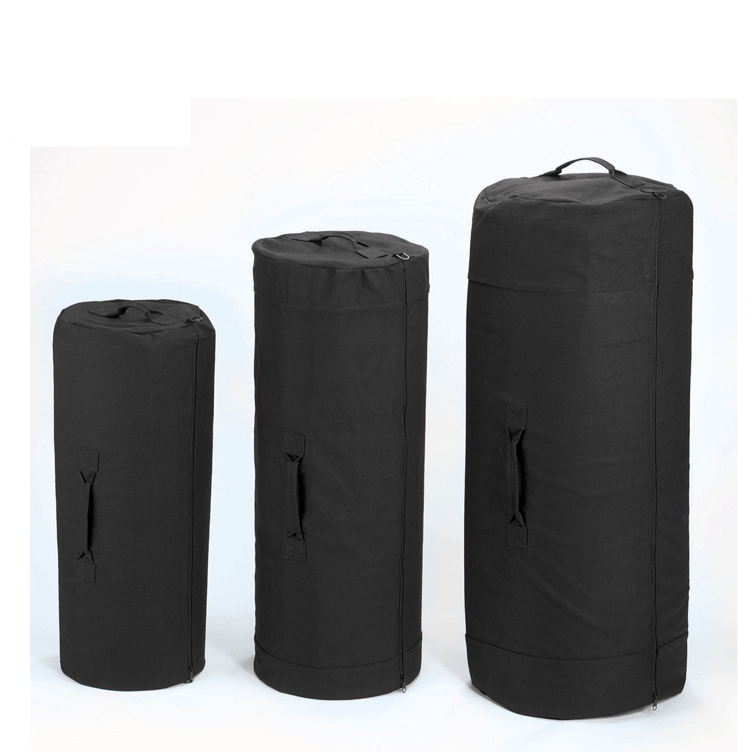 ROTHCO Canvas Duffle Bag With Side Zipper