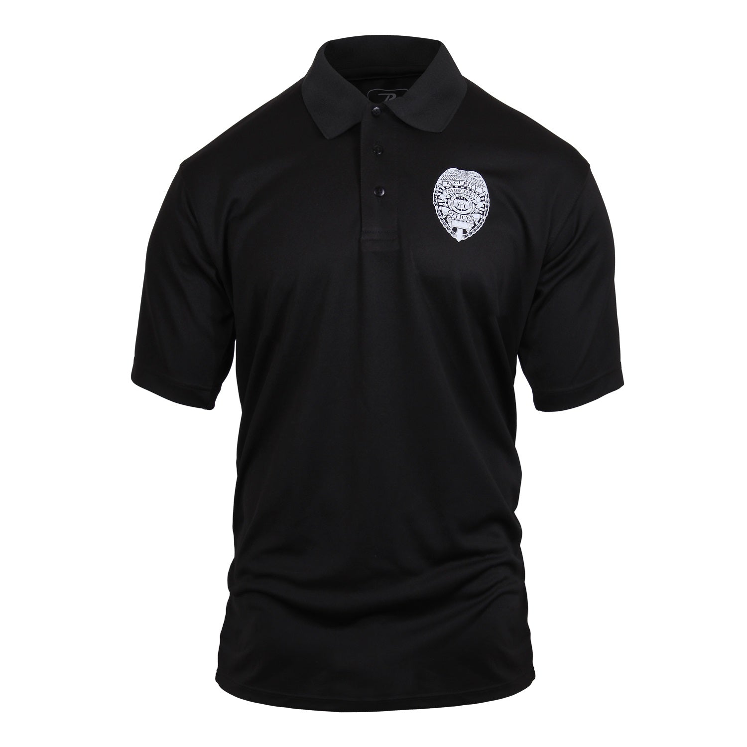 Rothco Moisture Wicking Security Polo Shirt With Badge