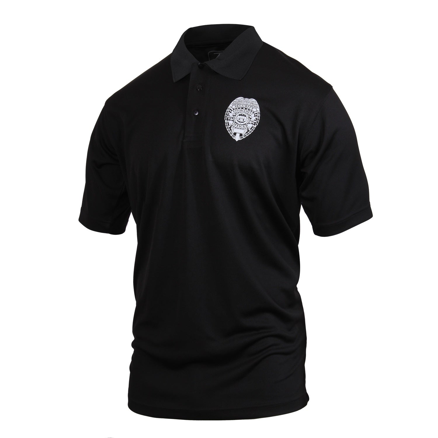 Rothco Moisture Wicking Security Polo Shirt With Badge
