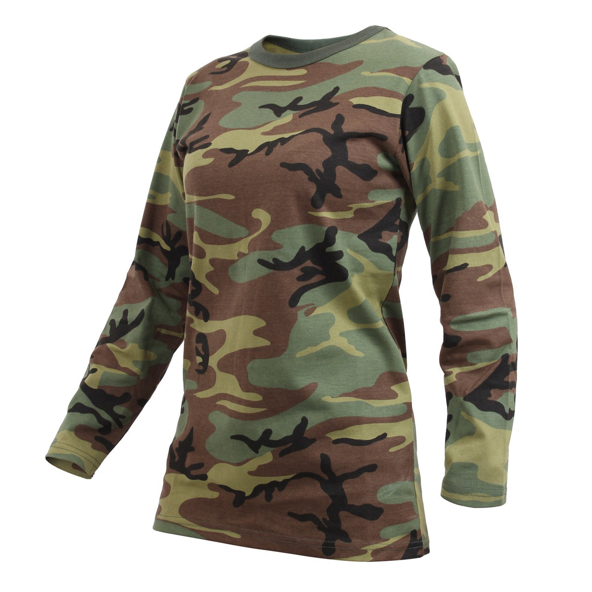 Rothco Womens Long Sleeve Camo T-Shirt