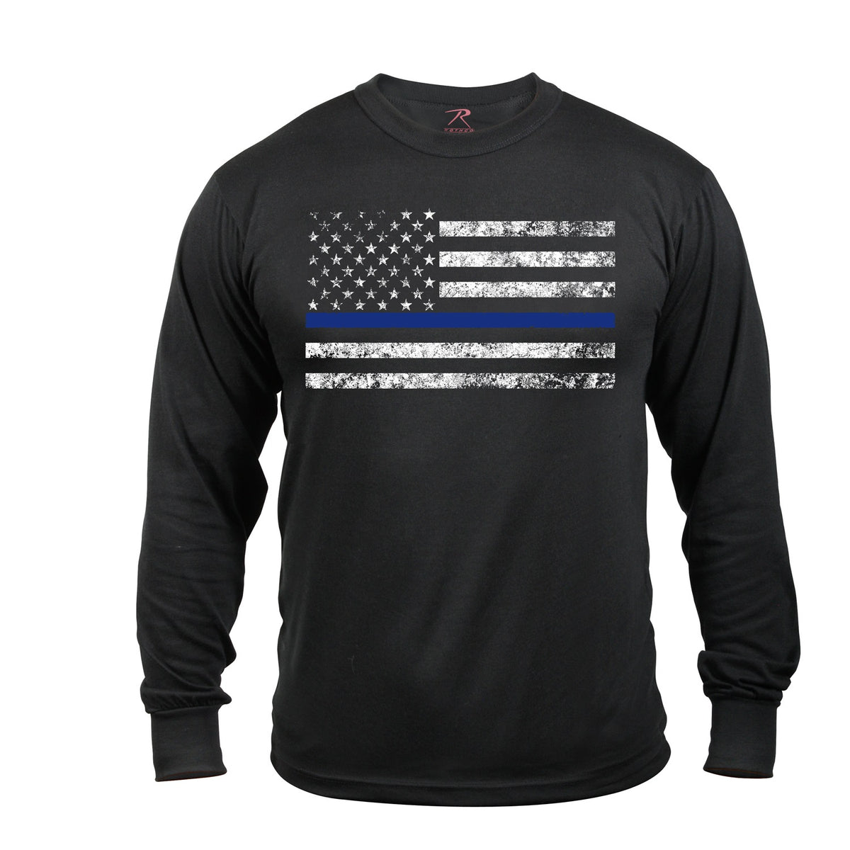 Rothco Long Sleeve Thin Blue Line T-Shirt