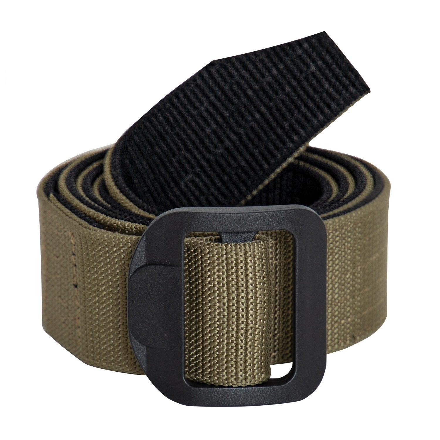 Rothco Reversible Airport Friendly Riggers Belt - Black / Coyote