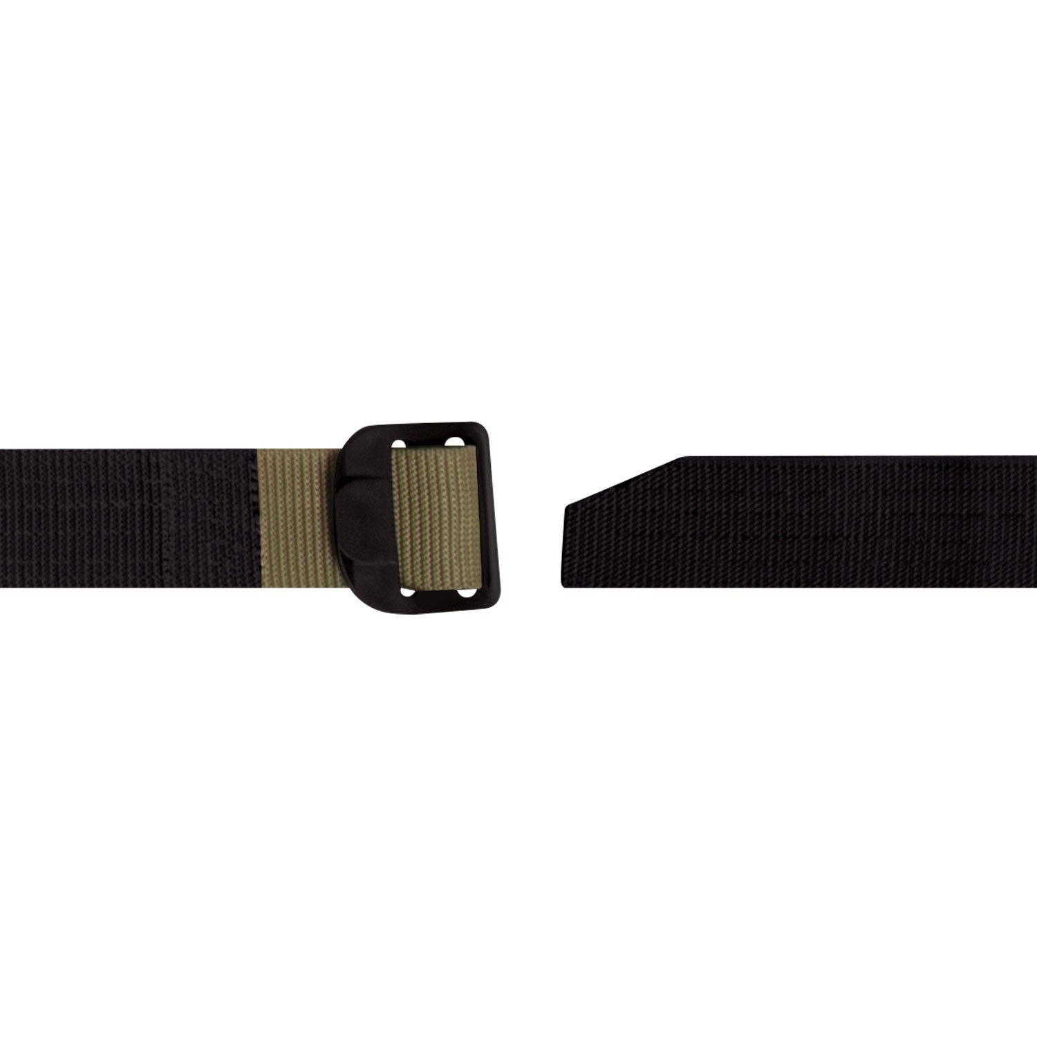 Rothco Reversible Airport Friendly Riggers Belt - Black / Coyote