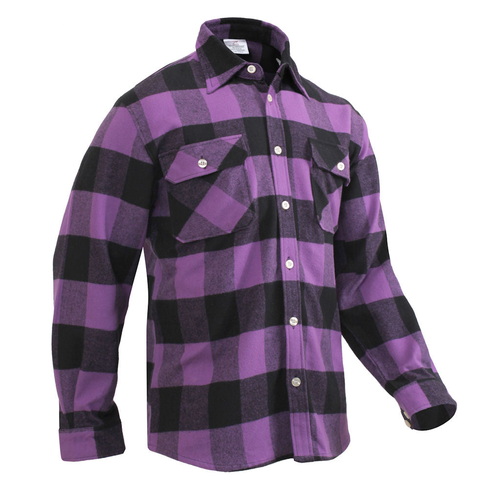 Rothco Extra Heavyweight Buffalo Plaid Flannel Shirts