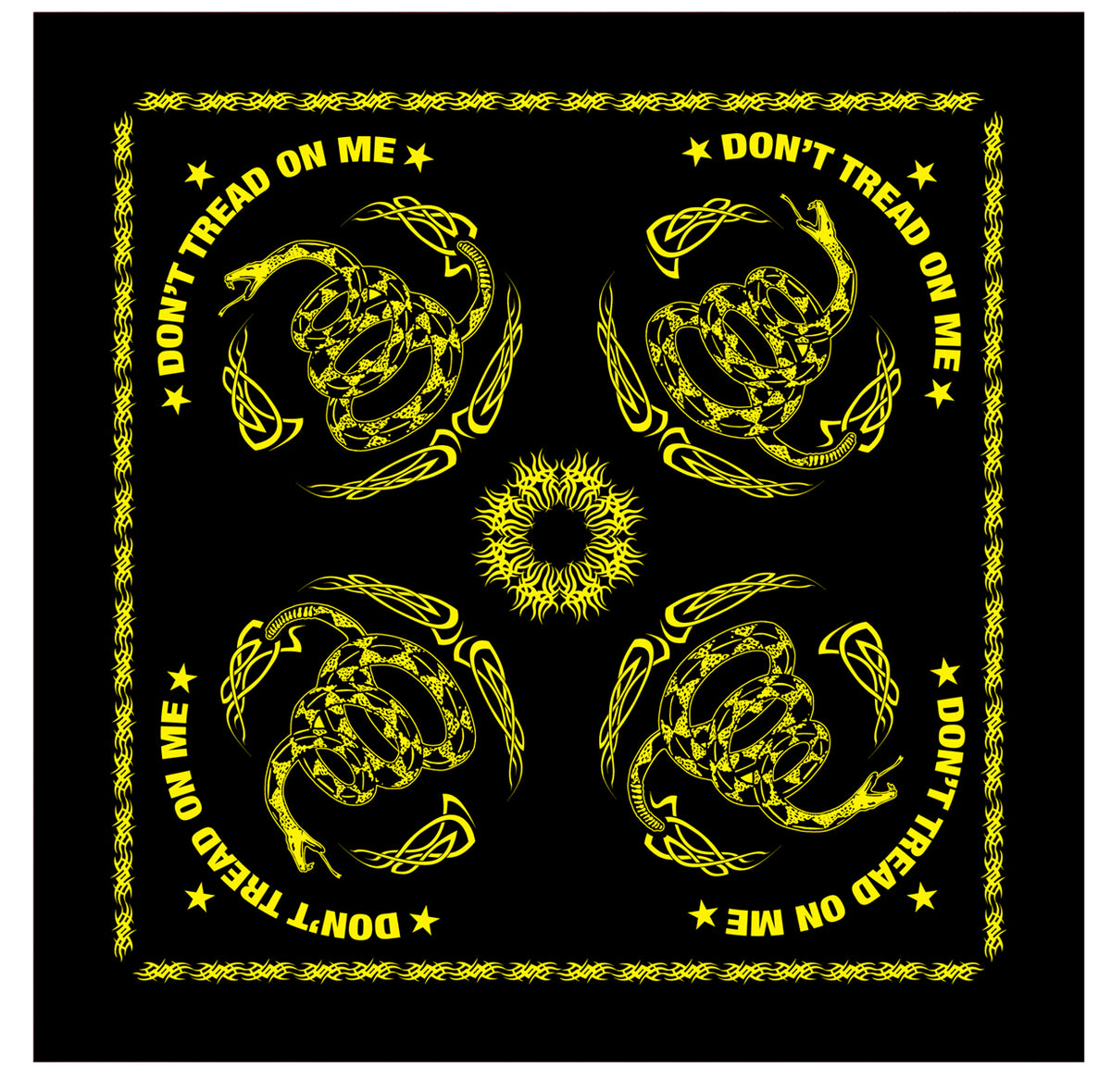 Rothco Don't Tread On Me Bandana - 22 x 22 inch