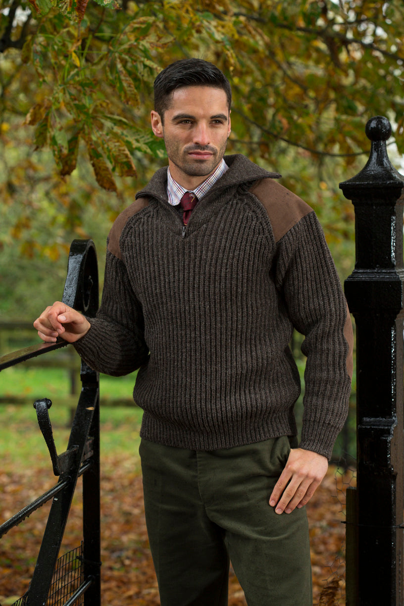 TW Kempton Exmoor Quarter Zip Sweater