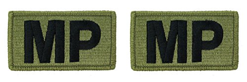 MP (Military Police) Brassard OCP Patch - U.S. Army Patch  - 2 PACK