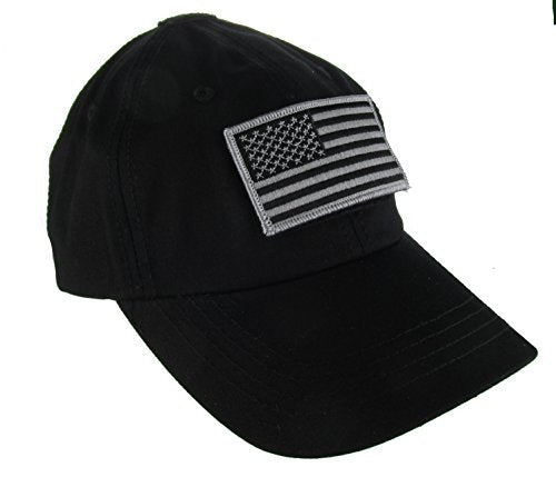 Tactical Cap Package with U.S. Flag Patch and Personalized Name Tape - Various Colors