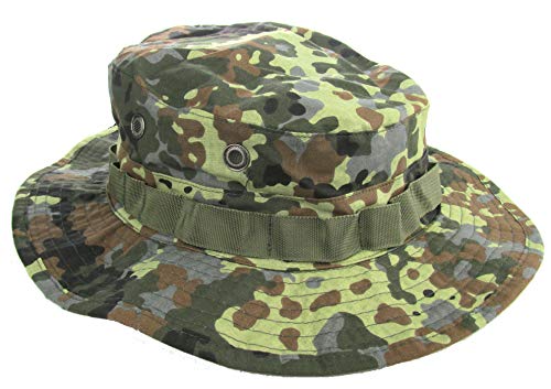 Military Uniform Supply Boonie Hat - Flecktarn Camo | XL (7 3/4)