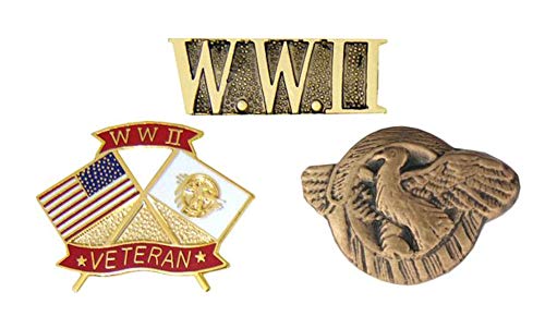 World War II Pins - Novelty Hat Pin 3 PACK - CLEARANCE!