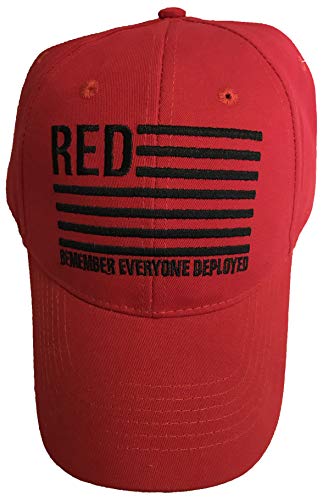 Eagle Crest R.E.D. Remember Everyone Deployed Hat Red