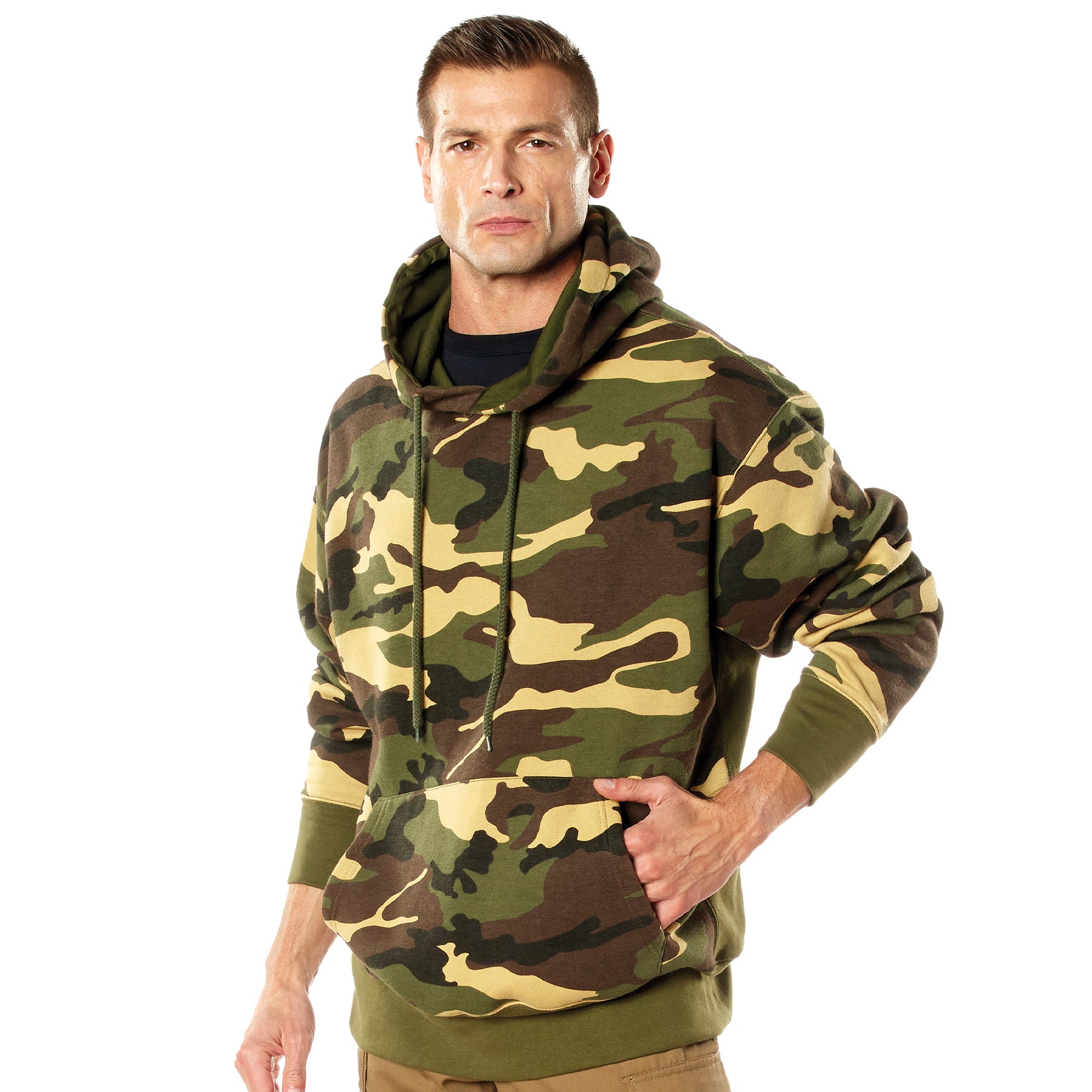 Rothco Every Day Pullover Hooded Sweatshirt Woodland