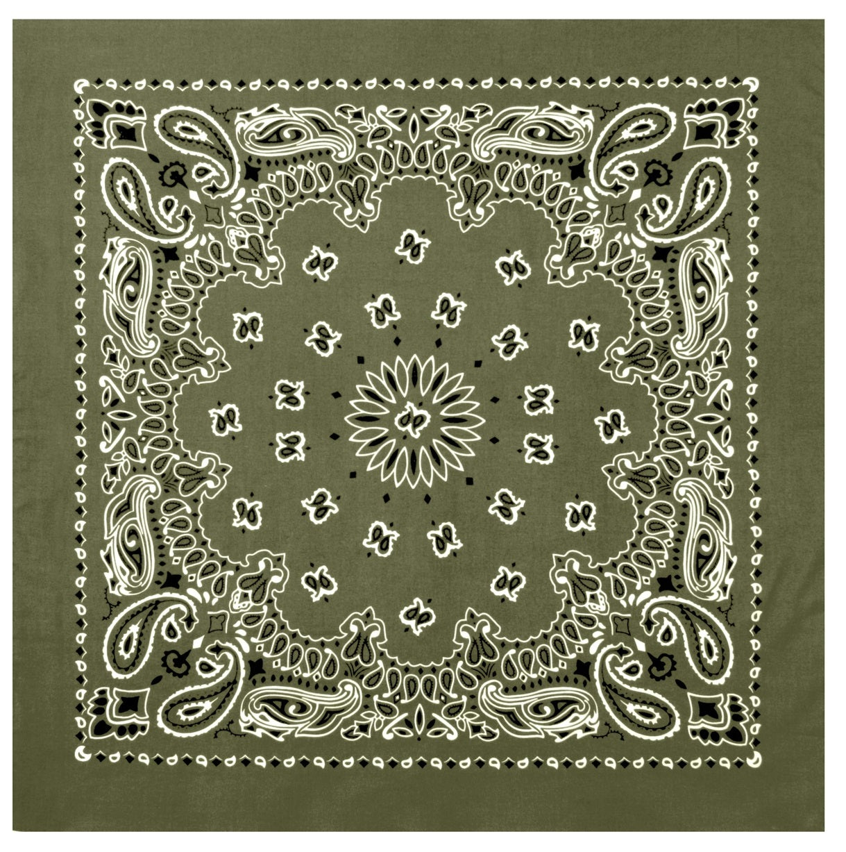 Rothco Trainmen Paisley Bandana – Extra-Large 27” X 27"