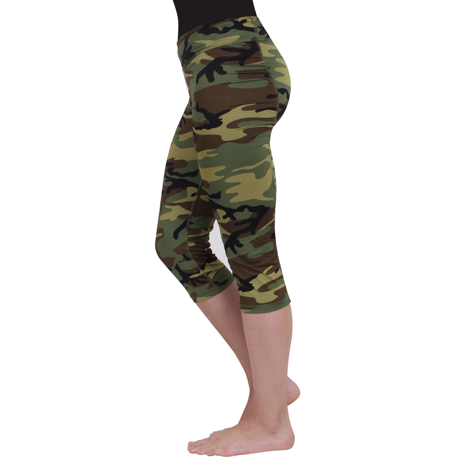 Rothco Womens Camo Workout Performance Capris