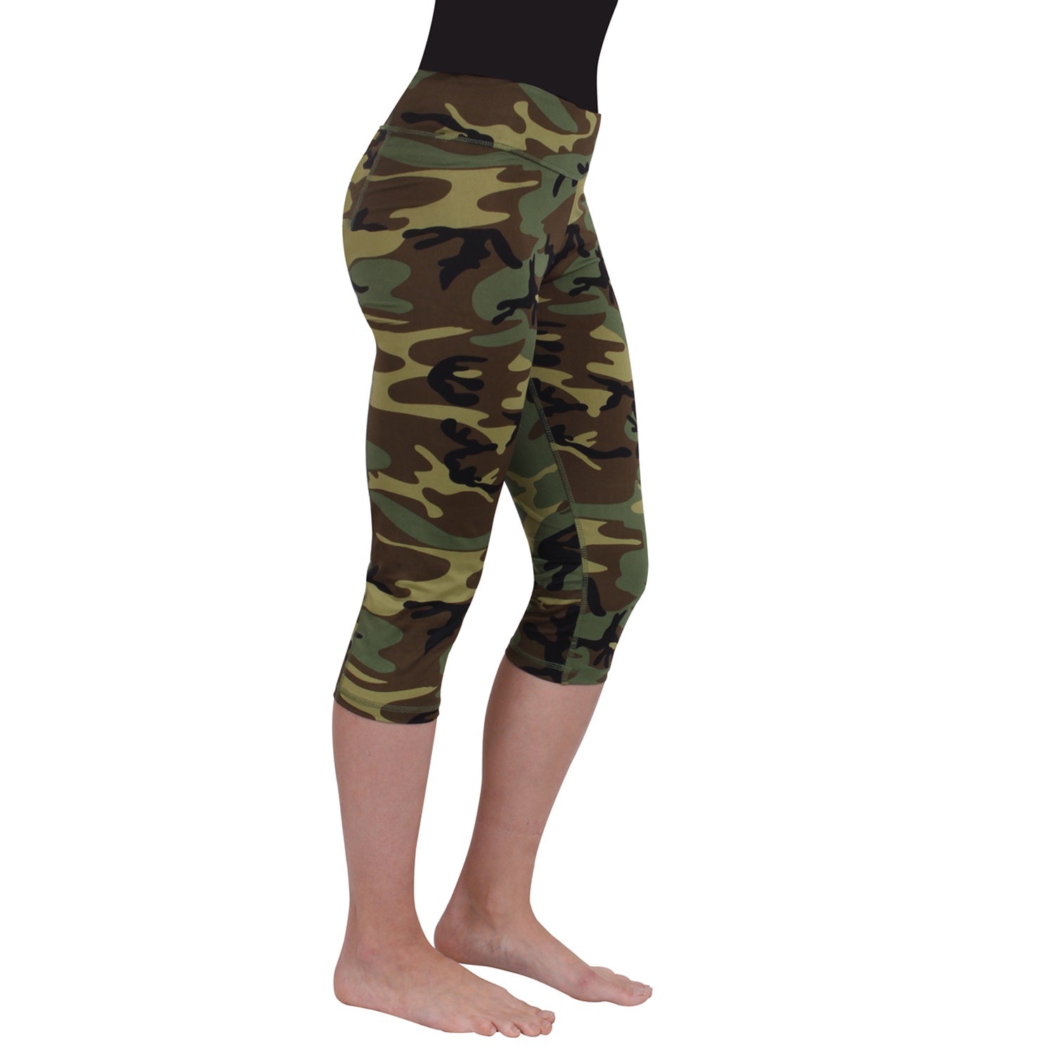Rothco Womens Camo Workout Performance Capris