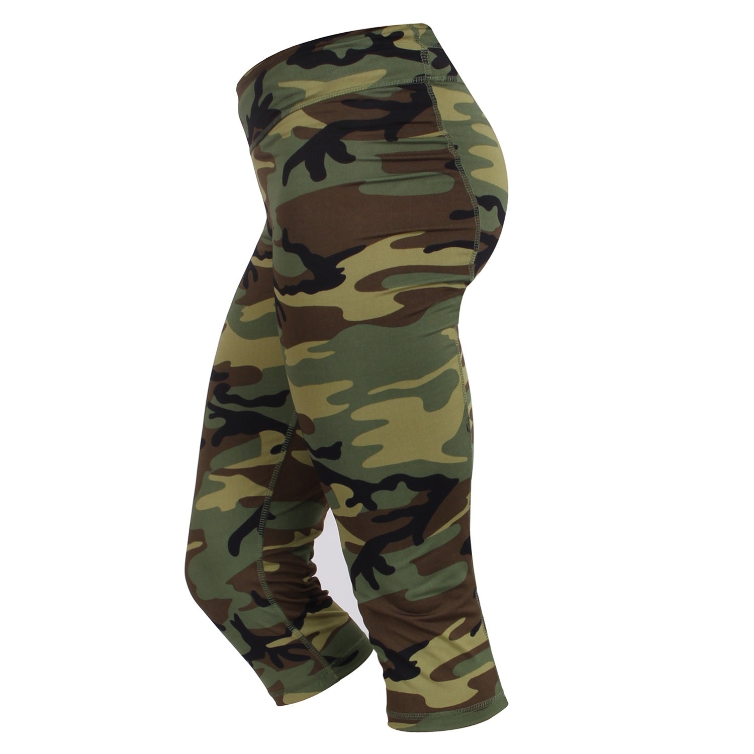 Rothco Womens Camo Workout Performance Capris