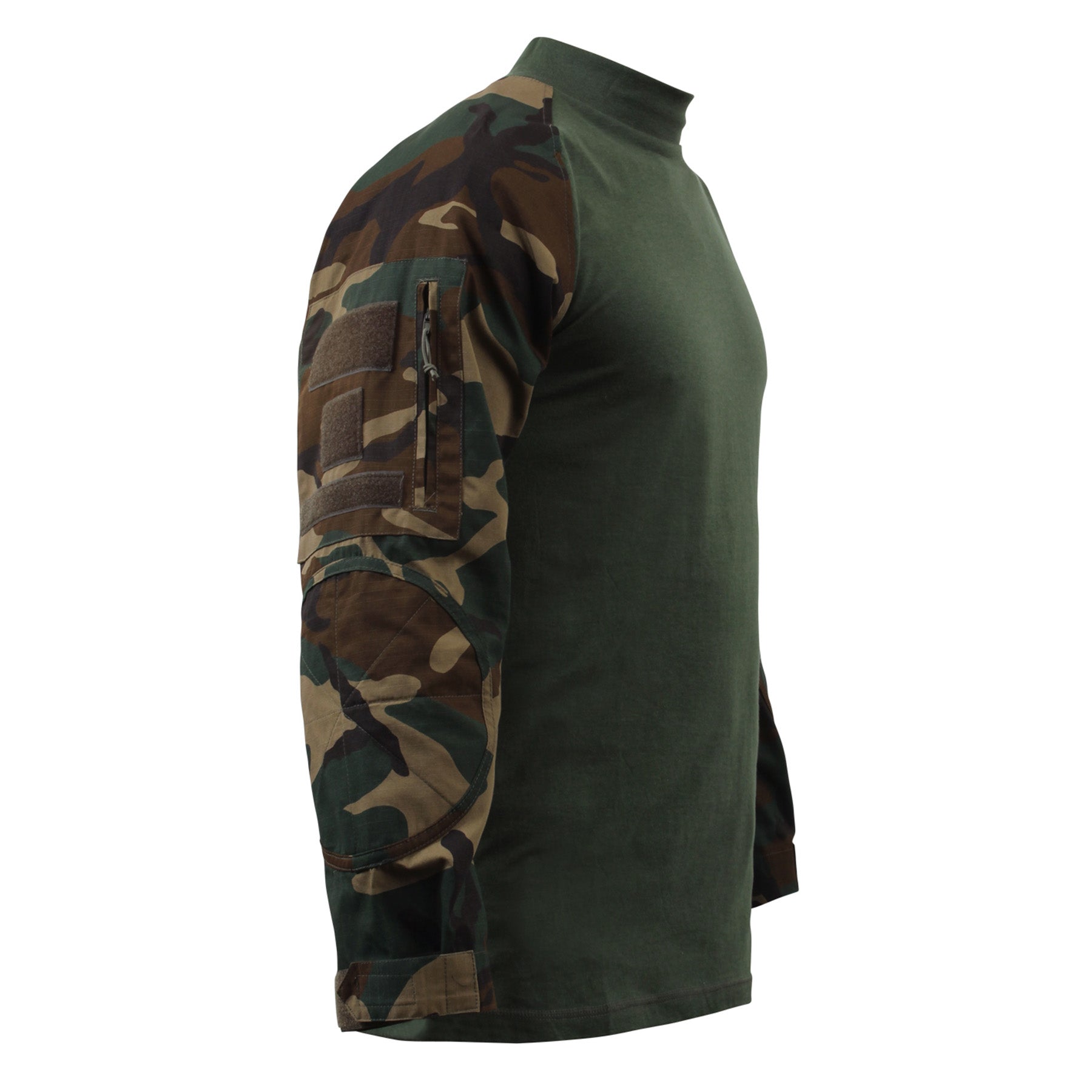 Rothco Tactical Airsoft Combat Shirt Woodland Camo