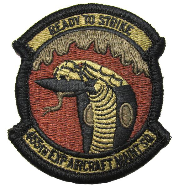 455th Expeditionary Aircraft Maintenance OCP Patch - Spice Brown