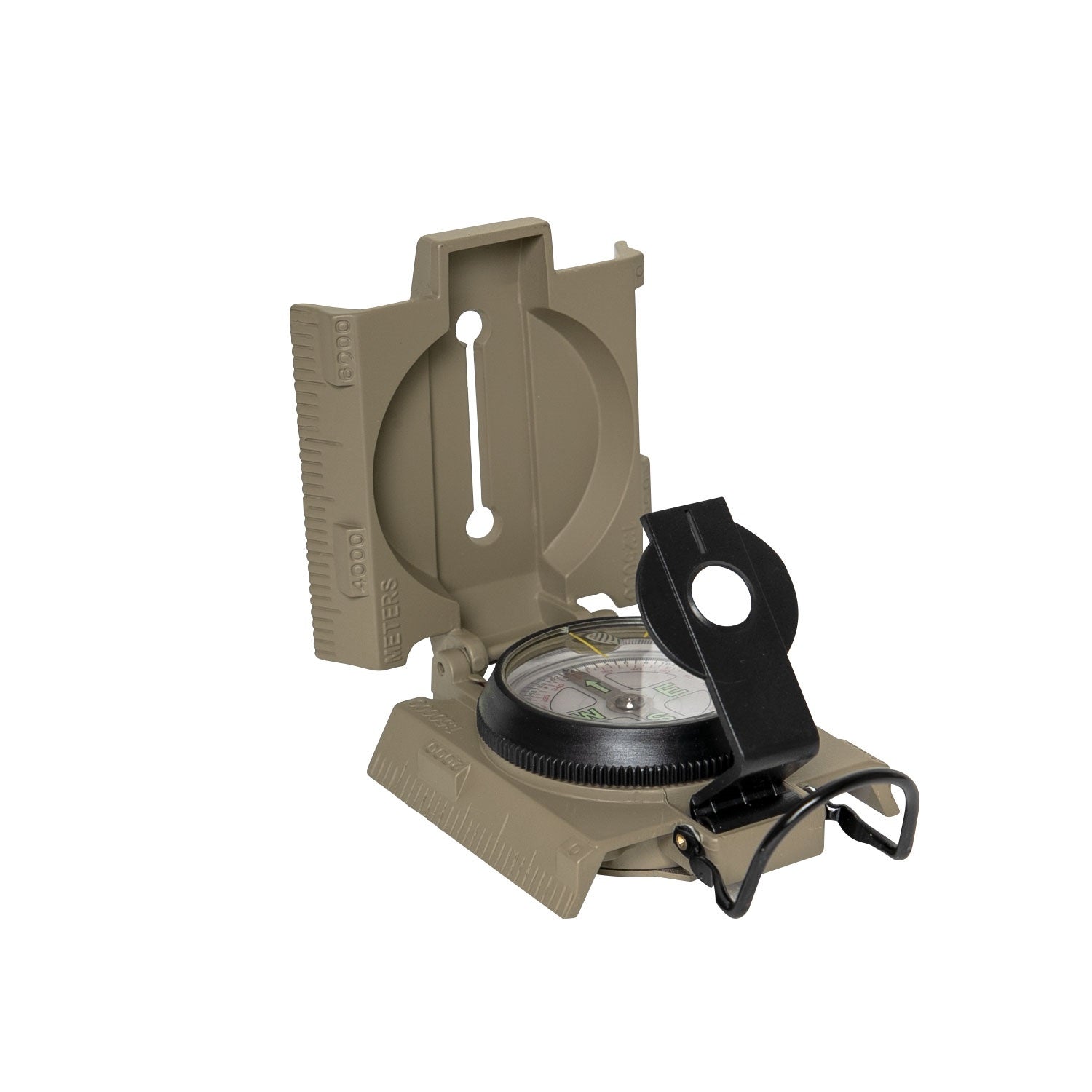 Rothco Military Marching Compass with LED Light Tan