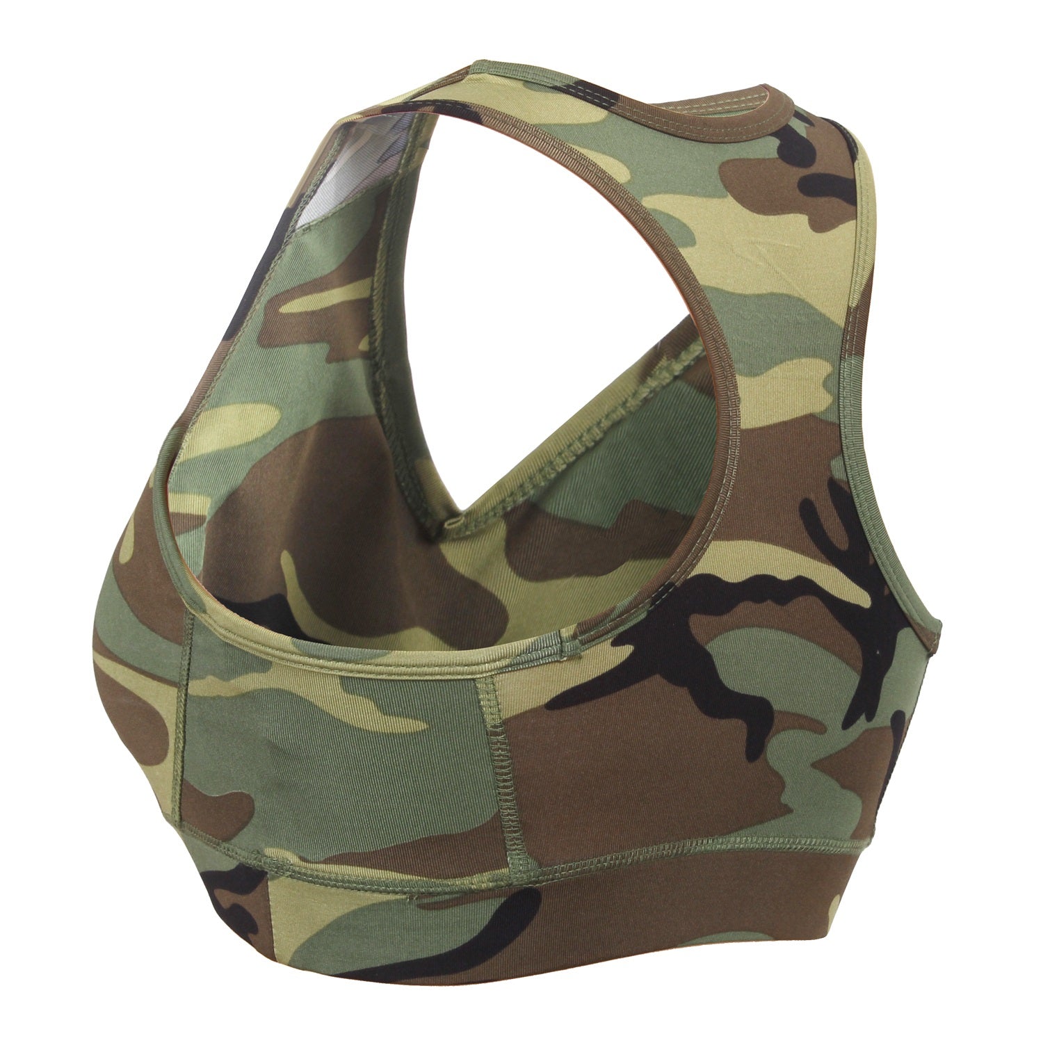 Rothco Camo Sports Bra Woodland Camo