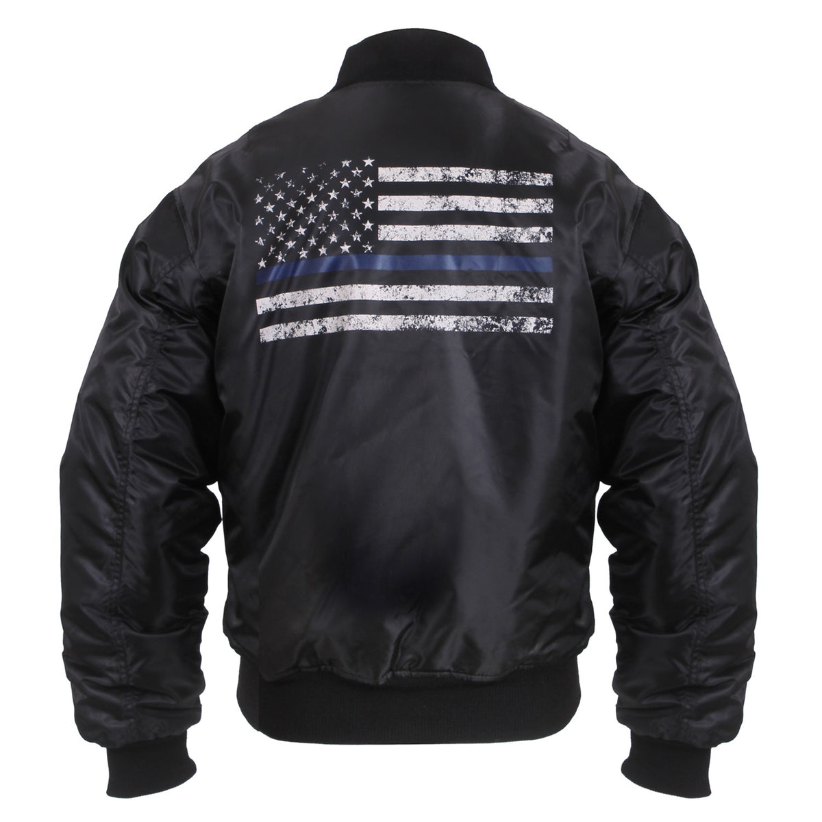 Rothco Thin Blue Line Flag MA-1 Flight Jacket