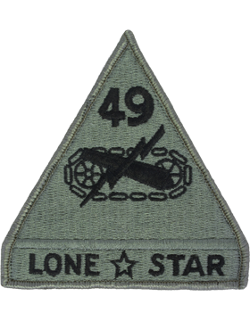 49th Armor Division ACU Patch - Foliage Green - Closeout Great for Shadow Box