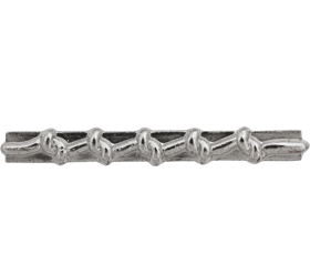 5 Silver Knot G.C. Clasp Ribbon Device