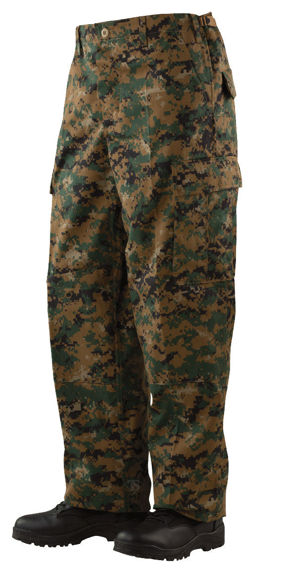 Tru-Spec BDU Pants with Cell Phone Pocket - Woodland Digital