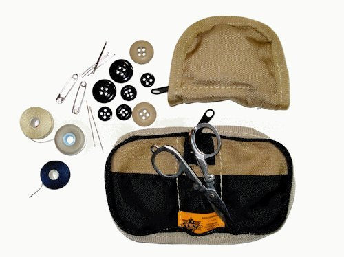 Raine Military Sewing Kit with Scissors - Travel Sewing Kit