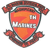 7th Marine Regiment Small Patch - CLEARANCE!