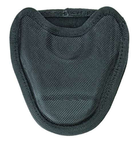 Heros Pride Handcuff Case - Single - Open - Large, fits Asp, - Ballistic, Black
