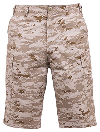 Rothco Long Style BDU Shorts, Desert Digital Camo