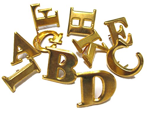 Civil War Hat Insignia - COMPANY LETTERS