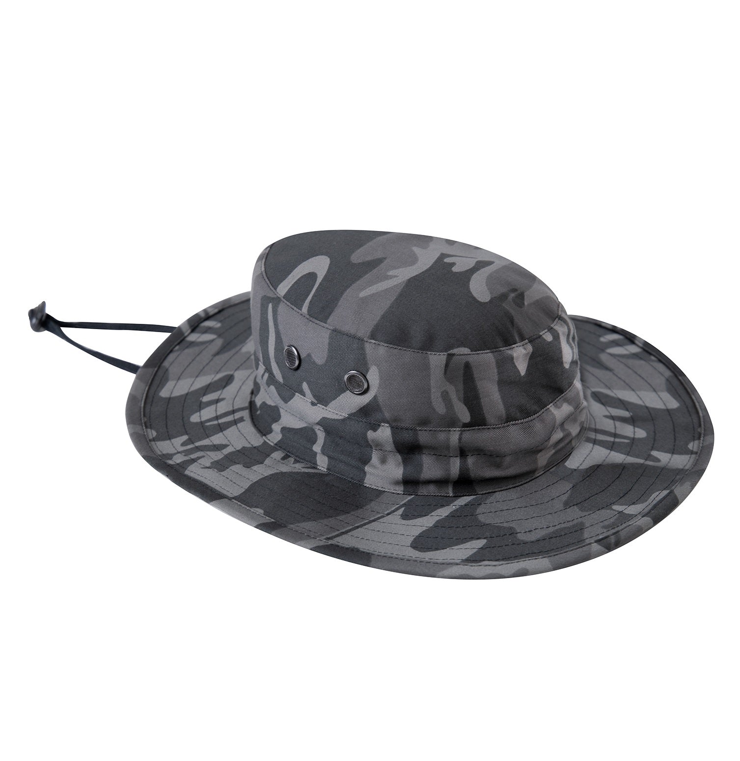 Rothco Adjustable Boonie Hat Black Camo