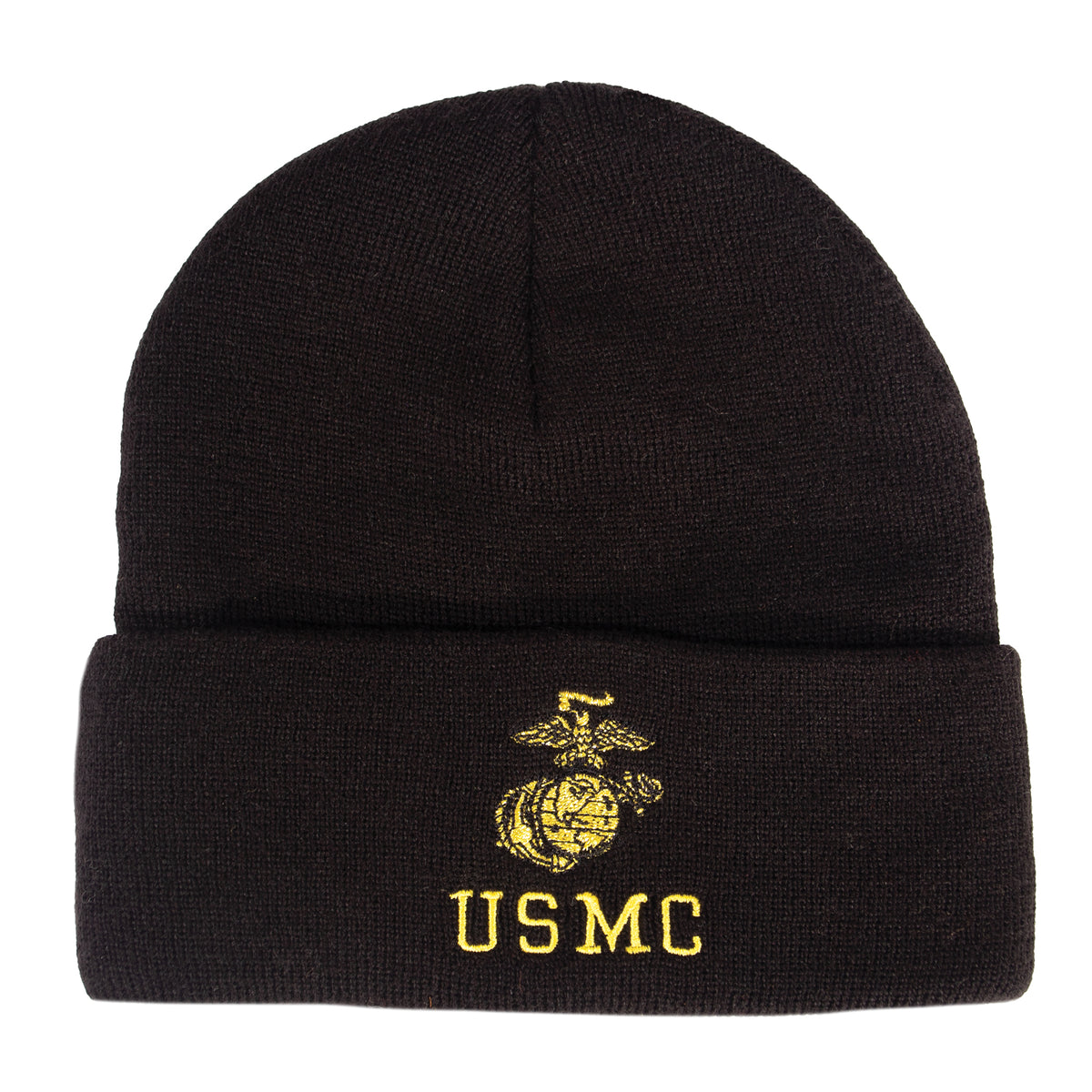 Rothco Embroidered USMC Watch Cap with Eagle, Globe, & Anchor