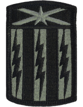 53rd Signal Brigade ACU Patch with Hook Backing - Foliage Green - Closeout Great for Shadow Box